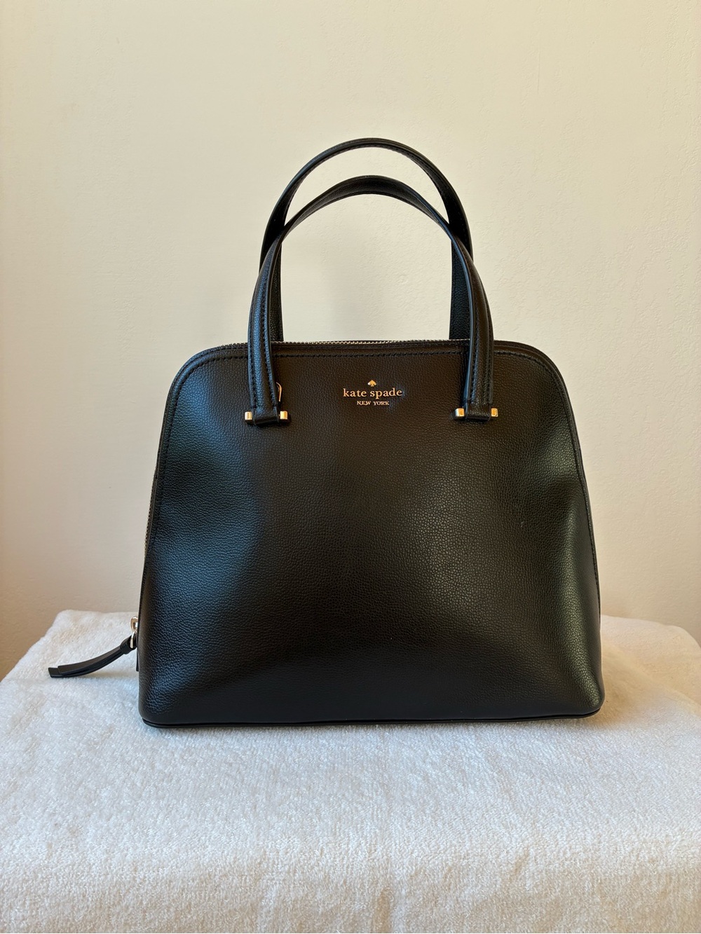 Kate Spade Patterson Drive Medium Dome Satchel in Black